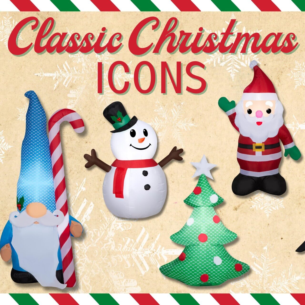 Classic Christmas Character Inflatables Deliver Festive Vibes All Day