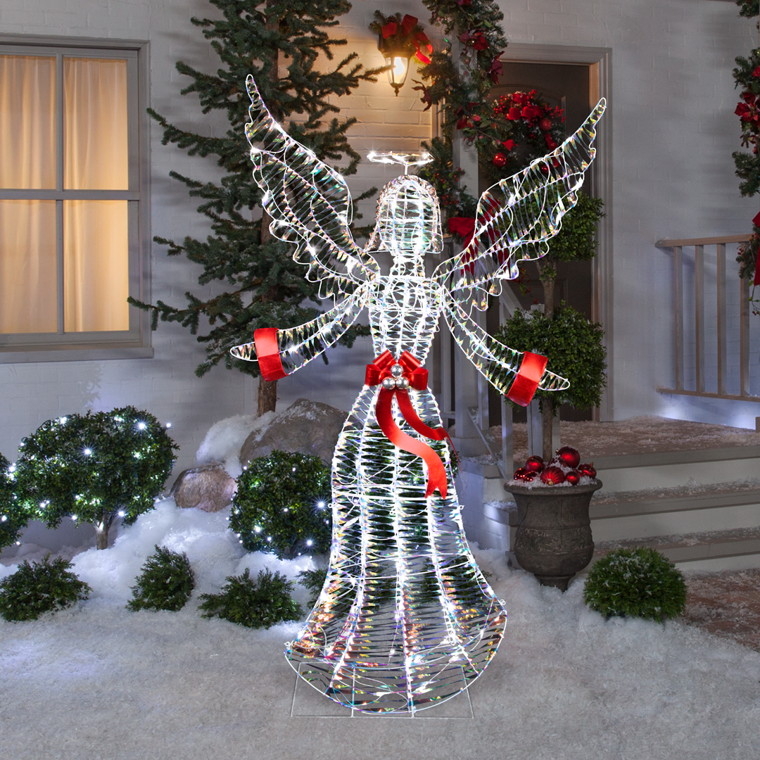Holiday Living 3.5-ft Lighted Yeti Christmas Inflatable in the