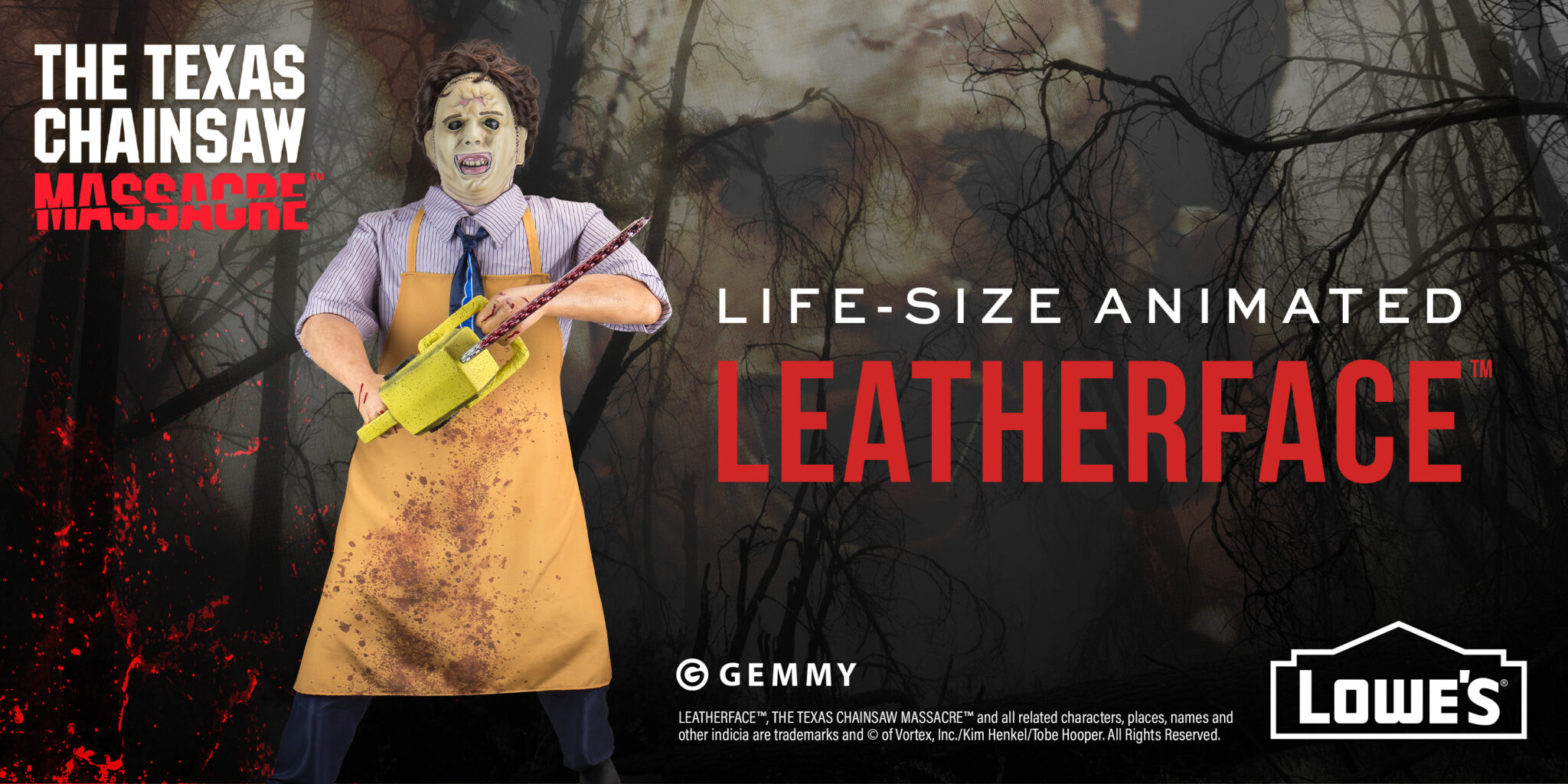 Gemmy Unveils The Texas Chainsaw Massacre’s Leatherface Animatronic at