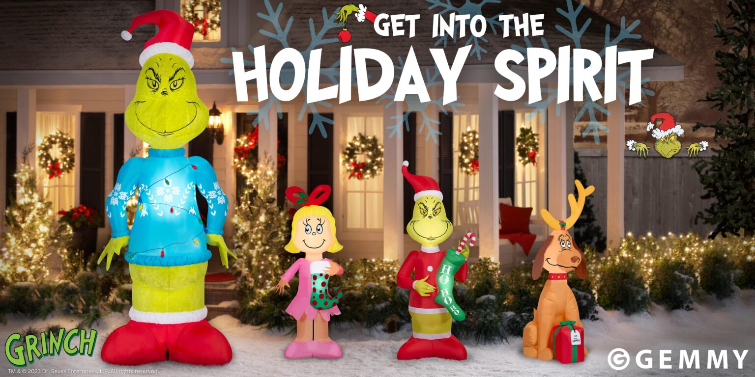 Get Into the Holiday Spirit with Grinch Decorations from Gemmy Gemmy